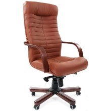 Кресло Chairman 480 WD экопремиум 111 коричневый (00-07009716)