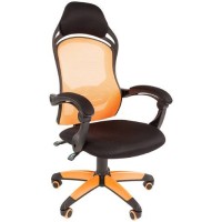 Игровое кресло Chairman Game 12 черный/оранжевый (00-07016631)