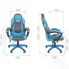 Игровое кресло Chairman Game 20 экопремиум серый/голубой (00-07019433)
