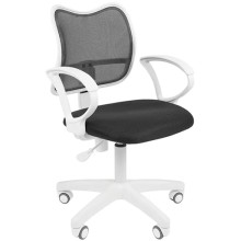 Кресло Chairman 450 LT белый пластик TW-11/TW-01 черный (00-07019775)