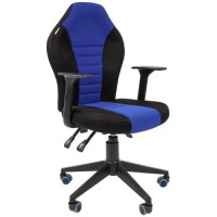 Игровое кресло Chairman Game 8 TW черный/синий (00-07027141)