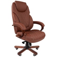 Кресло Chairman 406 экопремиум коричневый (00-07027814)