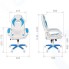 Игровое кресло Chairman Game 16 экопремиум белый/голубой (00-07030049)