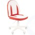 Кресло детское Chairman Kids 122 экопремиум белый/красный (00-07033126)