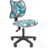 Кресло детское Chairman Kids 102 ткань Зоопарк, черный пластик (00-07036637)