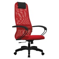 Кресло Метта SU-B-8, пластик, ткань сетка, красное (532435)