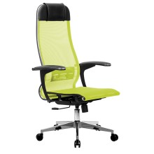 Кресло Метта К-4, хромированное, прочная сетка, светло-зеленое (532448) Кресло Метта К-4, хромированное, прочная сетка, светло-зеленое (532448)