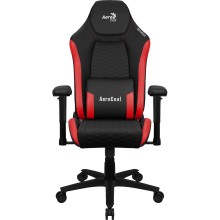 Игровое кресло Aerocool Crown Leatherette Black/Red