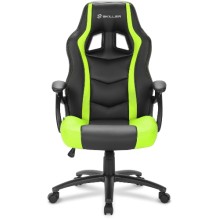 Игровое кресло Sharkoon Elbrus 1 Black/Green