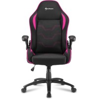 Игровое кресло Sharkoon Elbrus 1 Black/Pink