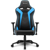 Игровое кресло Sharkoon Elbrus 3 Black/Blue