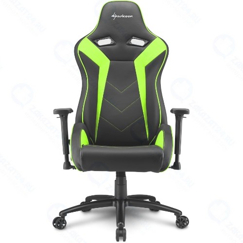 Игровое кресло Sharkoon Elbrus 3 Black/Green