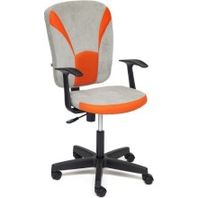 Кресло Tetchair Ostin, серый/оранжевый