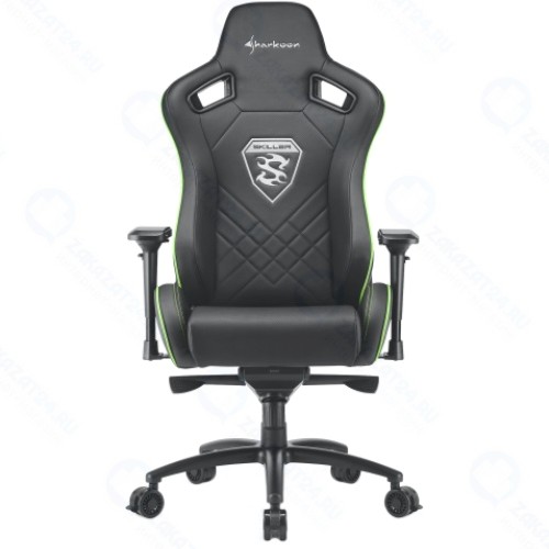 Игровое кресло Sharkoon Skiller SGS4 Black/Green