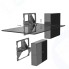 Модуль MELICONI Ghost Cubes Shelf Black (480521)