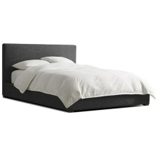 Кровать с мягким изголовьем ML 3014 DarkGrey 140*200 Beck Platform