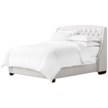 Кровать с мягким изголовьем MYFURNISH 83249/24730 Hugo White Кровать с мягким изголовьем MYFURNISH 83249/24730 Hugo White