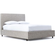 Кровать с мягким изголовьем MYFURNISH 83362/18 Galas Grey Кровать с мягким изголовьем MYFURNISH 83362/18 Galas Grey