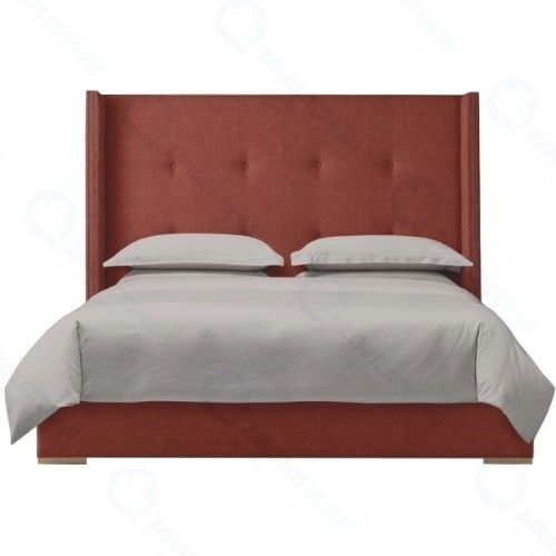 Кровать с мягким изголовьем MYFURNISH 93415/45 Greystone Red