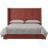 Кровать с мягким изголовьем MYFURNISH 93415/45 Greystone Red