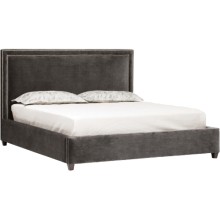 Кровать с мягким изголовьем MYFURNISH 93481/13 Wisconsin Grey Кровать с мягким изголовьем MYFURNISH 93481/13 Wisconsin Grey