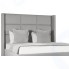 Кровать с мягким изголовьем IDEALBEDS BERKCW160 Berkley Winged Cube Wood Collection