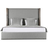 Кровать с мягким изголовьем IDEALBEDS BERKW140 Berkley Winged Plain Wood Collection