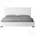 Кровать с мягким изголовьем IDEALBEDS Modena Horizontal Channel White