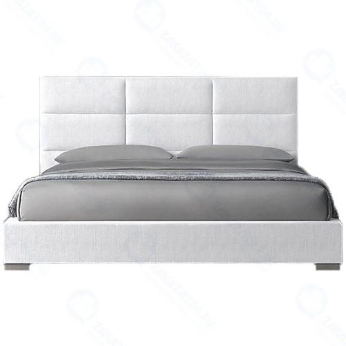 Кровать с мягким изголовьем IDEALBEDS Modena Rectangular Channel
