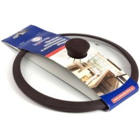 Крышка TIMA 22 см, с силиконовым ободом, коричневый (5022BR)