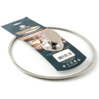 Крышка TIMA 22 см, овальная ручка, с металлическим ободом (5522)