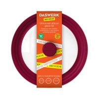 Крышка DASWERK 22/24/26 см, бордовая (607587)