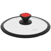 Крышка NADOBA Gusta, стекло, силиконовый обод, 26 см (751712) Крышка NADOBA Gusta, стекло, силиконовый обод, 26 см (751712)