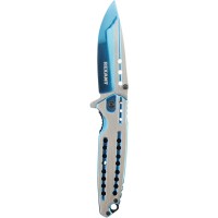 Нож складной Rexant Blue, полуавтоматический (12-4908-2)