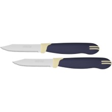 Набор ножей для овощей Tramontina Multicolor 7.5 см, 2 шт (23528/213)