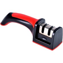 Точилка для ножей MAYER-BOCH механическая, керамика/сталь, красная/черная (29714)