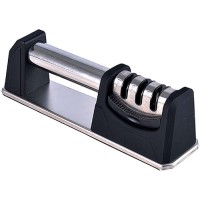 Точилка для ножей MAYER-BOCH механическая, керамика/сталь, черная/серебристая (29716)