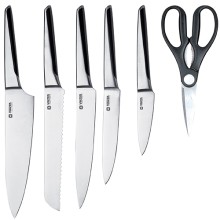 Набор ножей VINZER Cascade, 7 предметов (89133) Набор ножей VINZER Cascade, 7 предметов (89133)