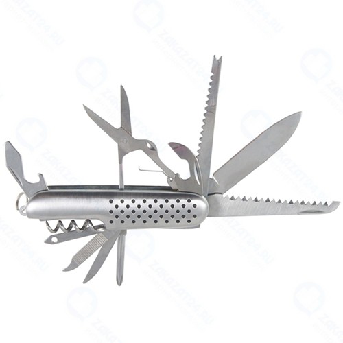 Многофункциональный нож ECOS SR061, 11 в 1, серебристый