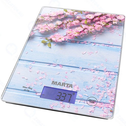 Кухонные весы Marta MT-1633 Весенние цветы