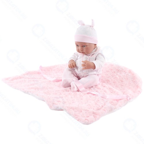 Кукла-младенец ANTONIO-JUAN Эдуарда в розовом, 42 см (5006)