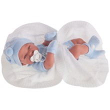 Кукла-младенец ANTONIO-JUAN Тони-мальчик в голубом, 42 см (5063B) Кукла-младенец ANTONIO-JUAN Тони-мальчик в голубом, 42 см (5063B)