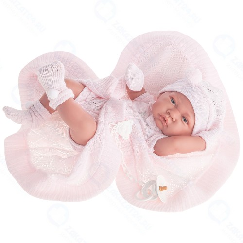 Кукла-младенец ANTONIO-JUAN Тони-девочка в розовом, 42 см (5064)