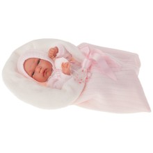 Кукла-младенец ANTONIO-JUAN Эльза в розовом, 33 см (6024P)