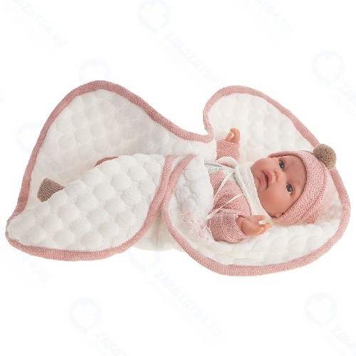 Кукла ANTONIO-JUAN Лина в розовом, озвученная, 34 см (7049)