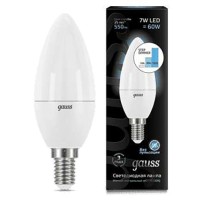 Светодиодная лампа Gauss 7W 550lm 4100К E14 (103101207-S)