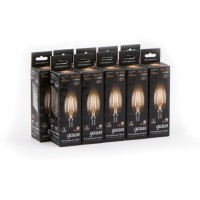 Светодиодные лампы Gauss Filament Свеча 5W 420lm 2700К Е14, 10 шт (103801105)