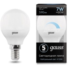 Светодиодная лампа Gauss 105101207-D Светодиодная лампа Gauss 105101207-D