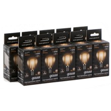 Светодиодные лампы Gauss Filament Шар 7W 550lm 2700К Е14, 10 шт (105801107)