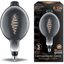 Светодиодная лампа Gauss Filament BT180 8,5W 165lm 1800К Е27 Gray flexible (152802005)